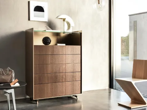 Cabaret Glass Cassettiera